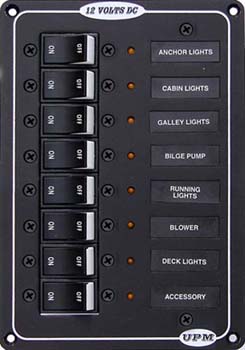 01-3053 dc rocker circuit breaker  panel